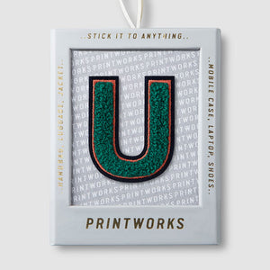 Alphabet U sticker printworks phone case bag accessories gifts for loved ones