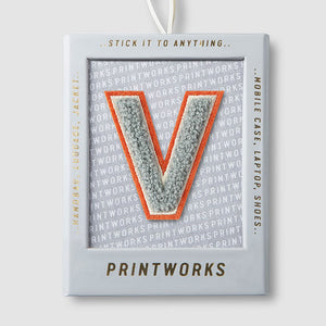 Alphabet V sticker printworks phone case bag accessories gifts for loved ones