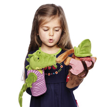 Load image into Gallery viewer, Hand Puppet Crocodile cuddley friend sigikids soft toy gift for kids and family 