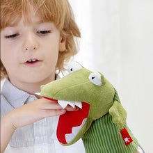 Load image into Gallery viewer, Crocodile hand puppet sigikids gift for kids and family